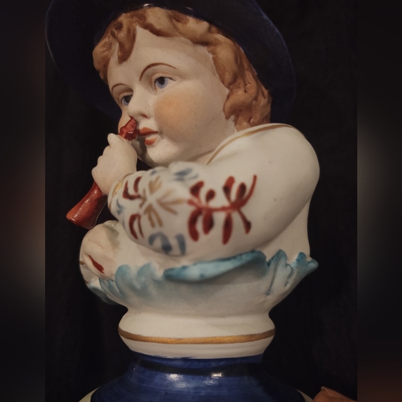 Set of German porcelain blue boy and girl - Picture 2 of 6